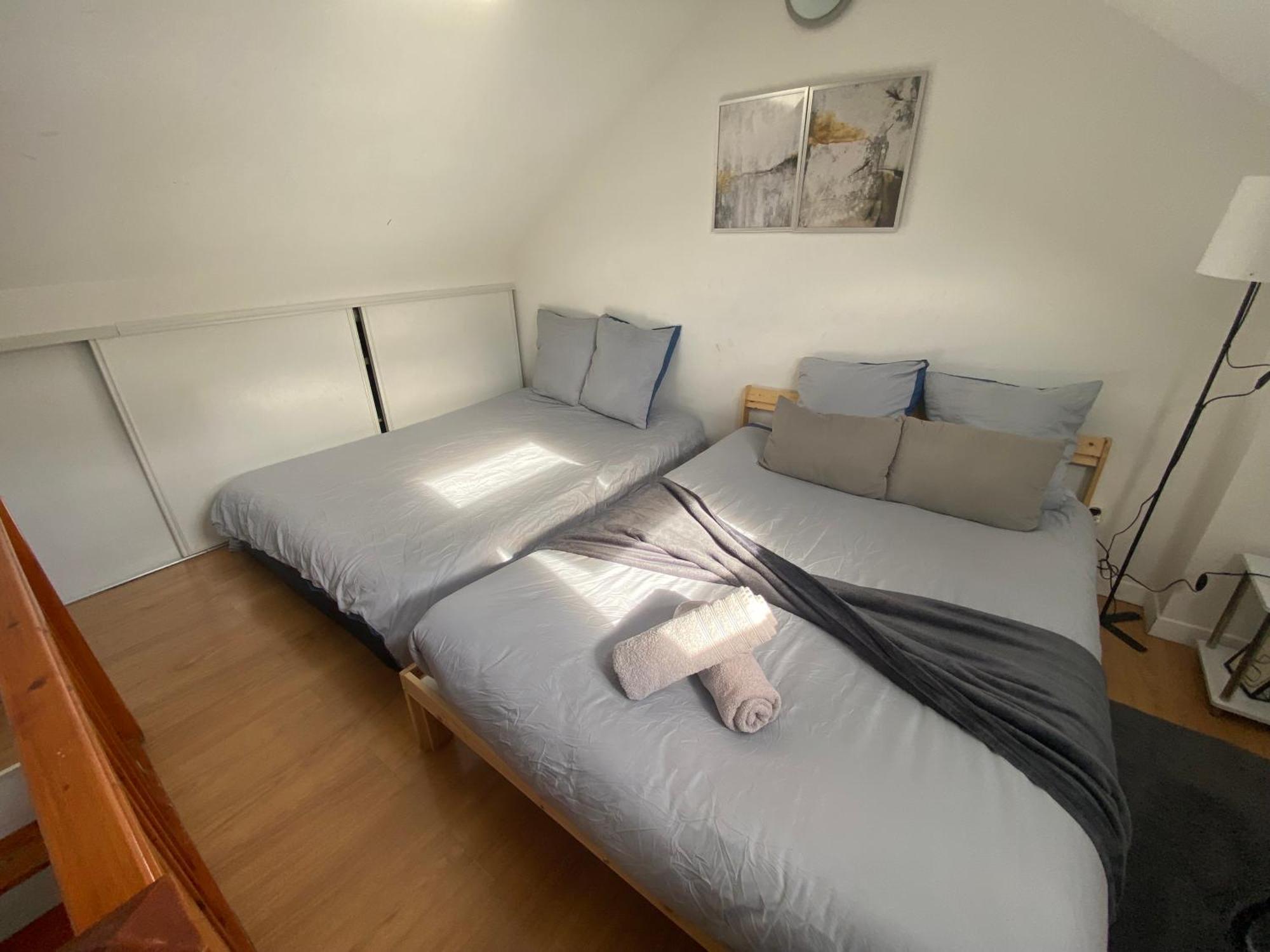 Duplex Minimaliste - 30 Min De Paris Daire Saint-Ouen-l'Aumone Dış mekan fotoğraf